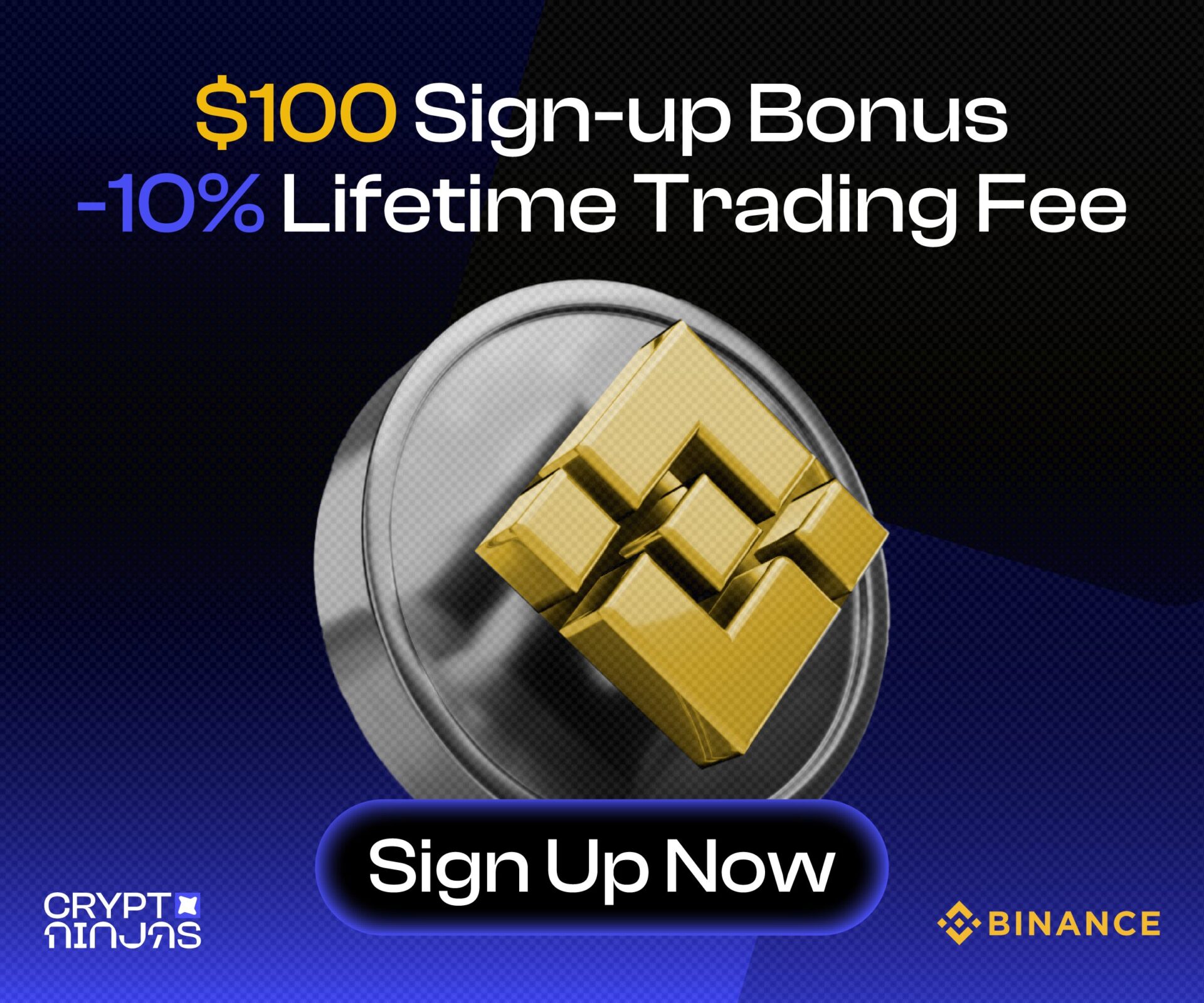 Binance Banner Ads - 600x500