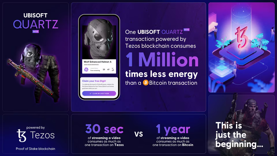 Ubisoft is pioneering its Quartz project