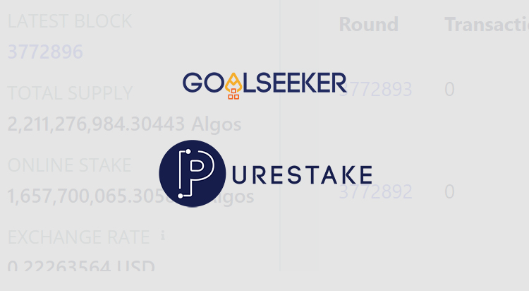 PureStake launches GoalSeeker, a new Algorand block explorer