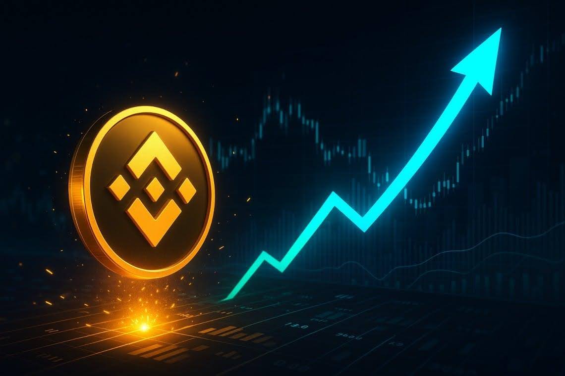 BNB разбивает 1000 долларов: от 0,10 до 1000 долларов — 10 000 -кратное крипто -феномен