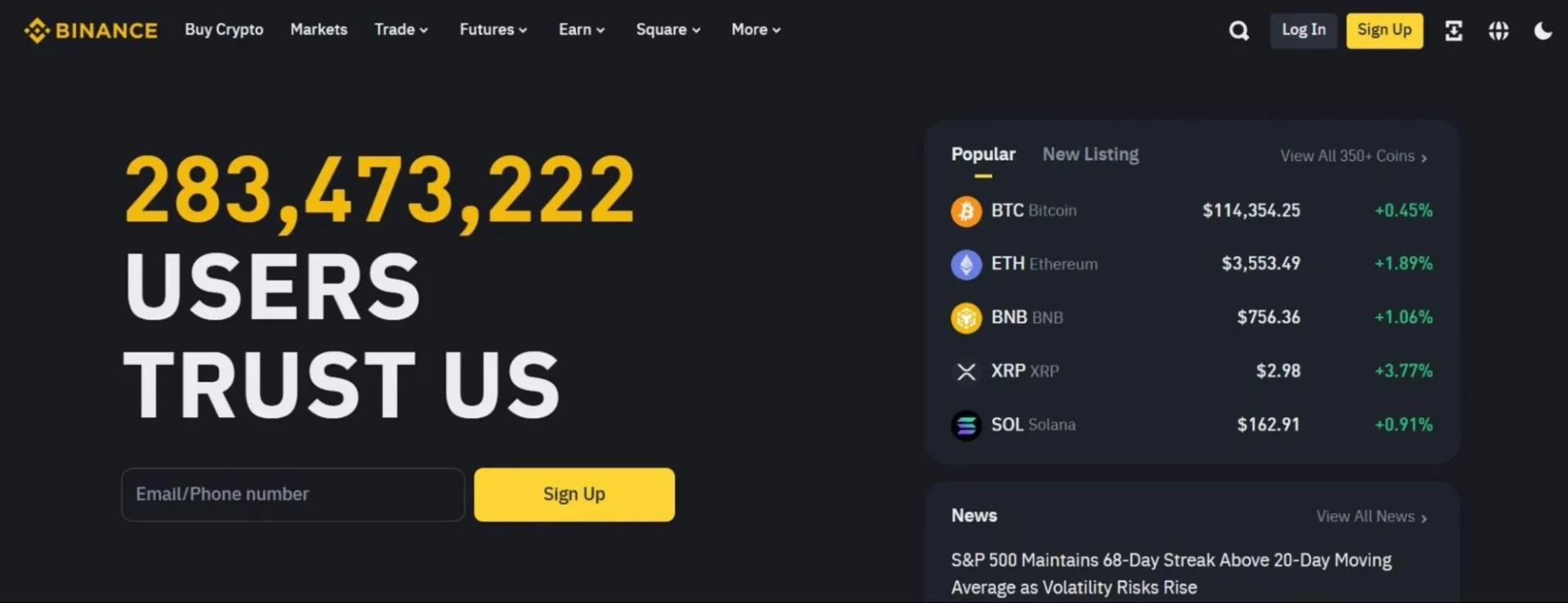 binance-crypto-exchange-platform