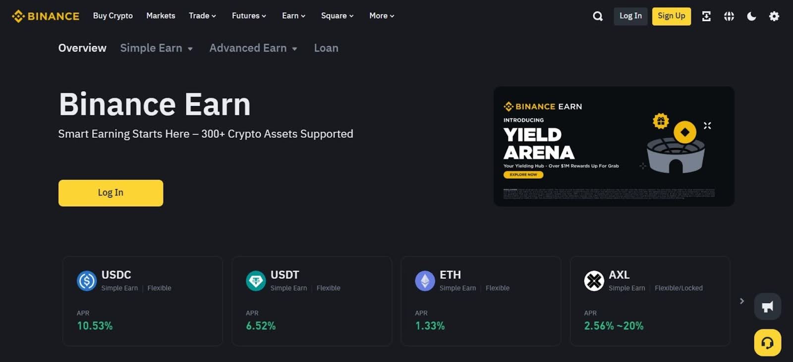binance-earn-best-feature-compared-to-coinbase