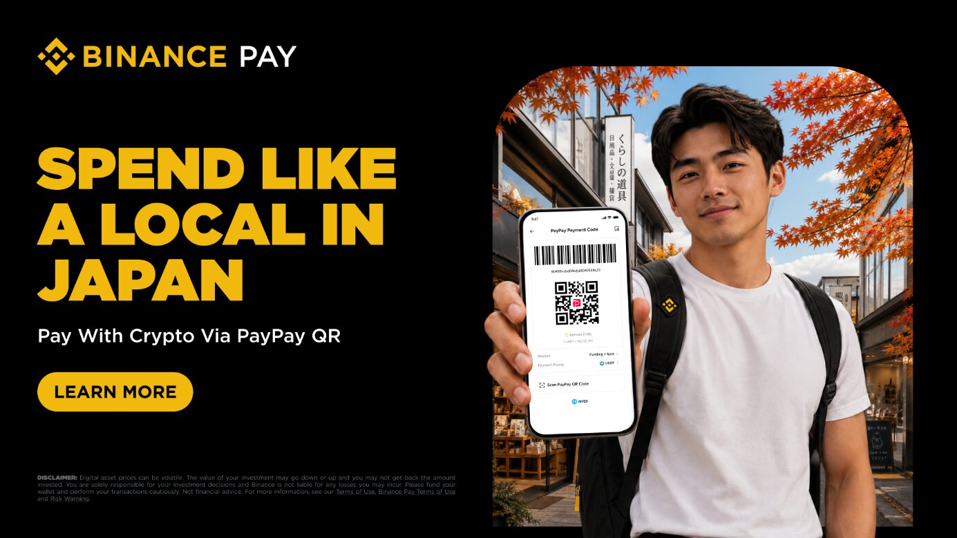 Binance Pay Opens Crypto Payments at Millions of PayPay Merchants Across Japan