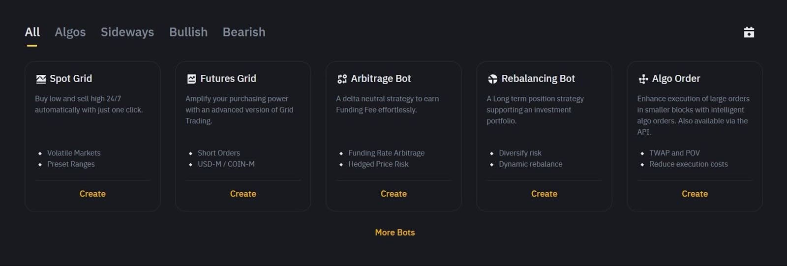 binance-trading-bots-features-vs-robinhood