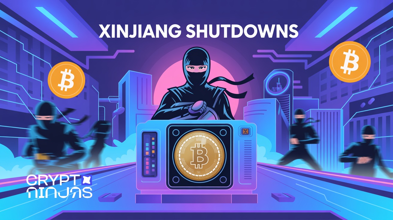 Bitcoin Hashrate Plunges 8% After Xinjiang Shutdowns as 400,000 Mining Rigs Go Offline