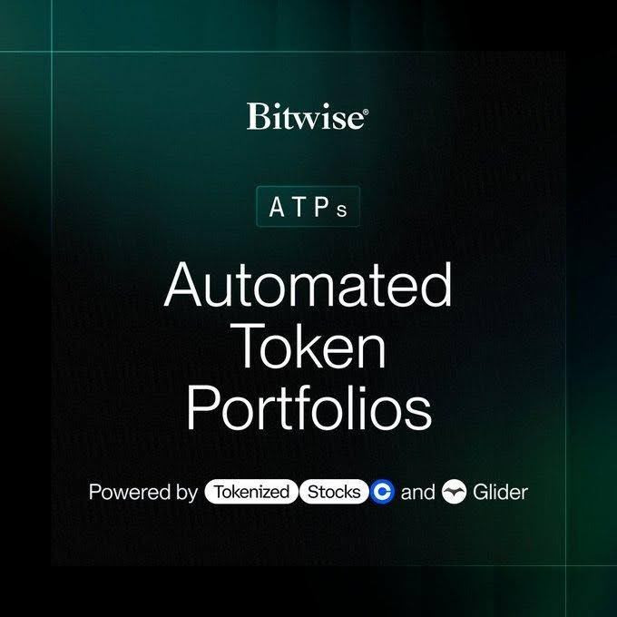 Bitwise Launches $9B Tokenized Stock Portfolios With Self-Custody and Auto-Rebalancing