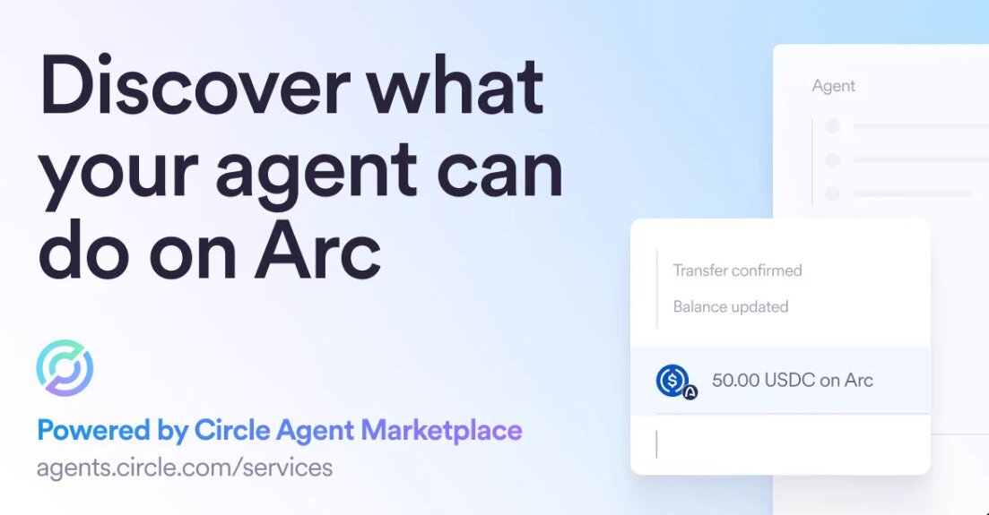 Circle Agent Marketplace Brings USDC Payments and Live Data Tools to Arc Blockchain