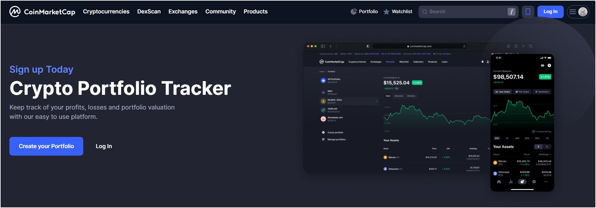 coinmarketcap-best-free-crypto-portfolio-tracker