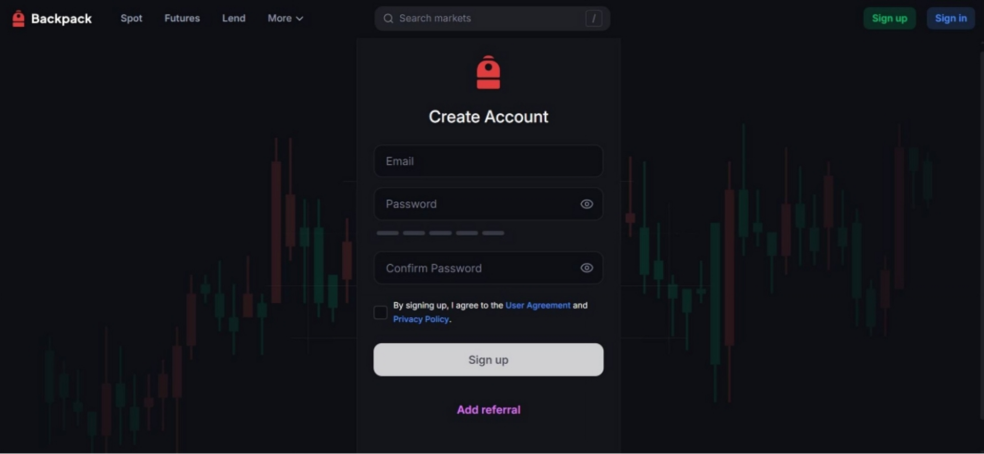create-backpack-crypto-exchange