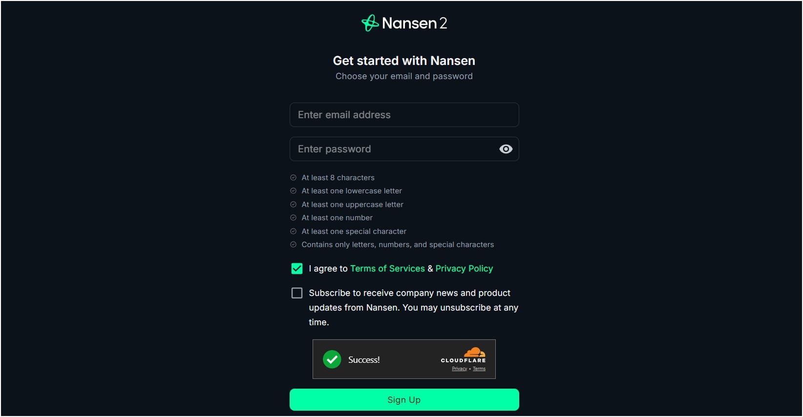create-nansen-account