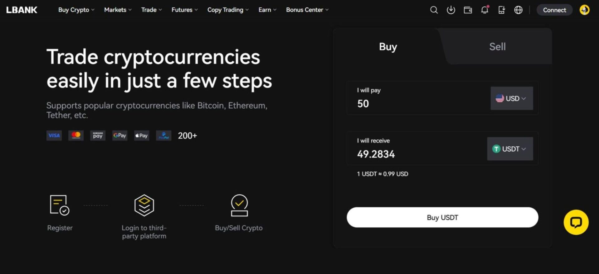 deposit-money-to-lbank