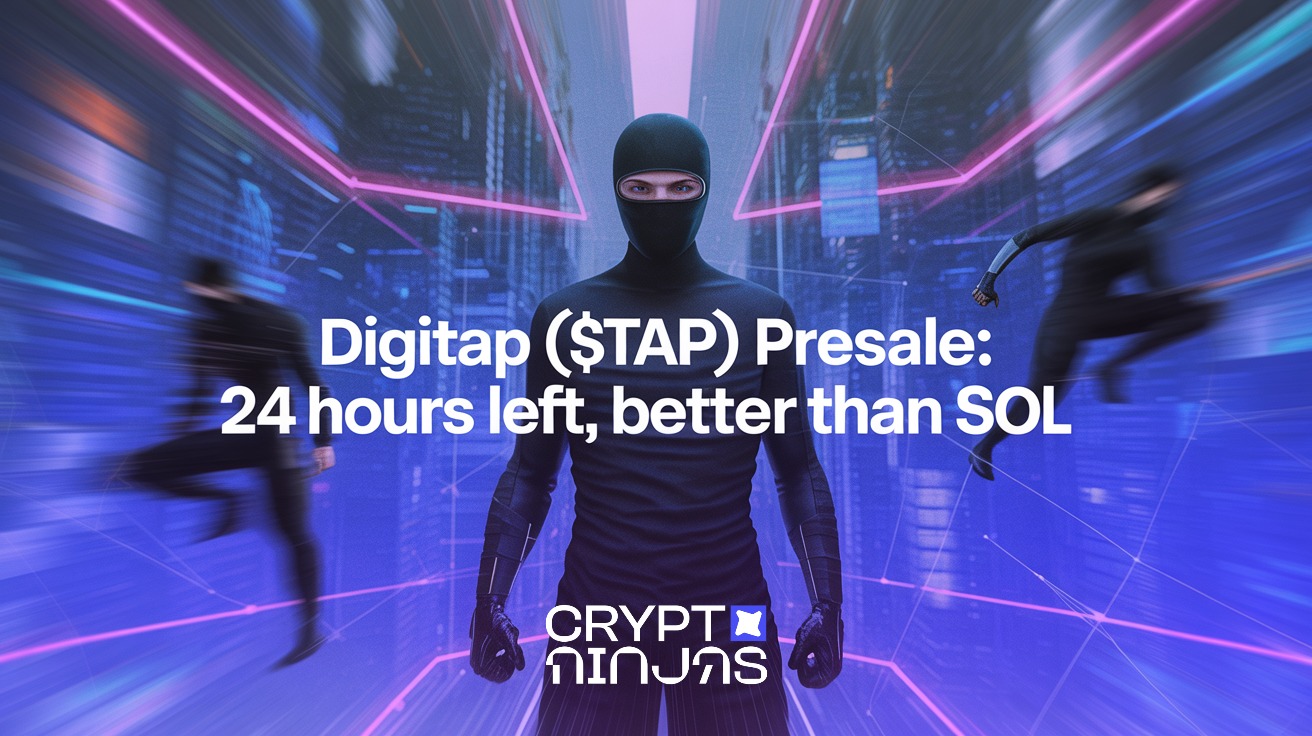 Digitap ($TAP) のサイバーマンデー仮想通貨プレセールは 24 時間以内に終了