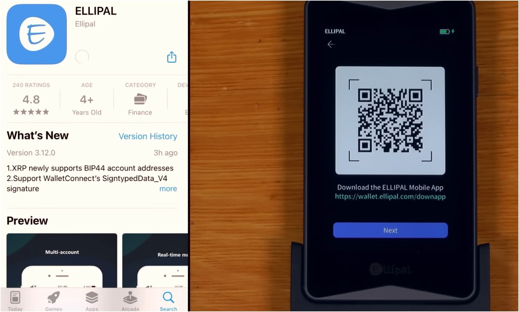 ellipal-titan-step-5-pair-with-the-mobile-app