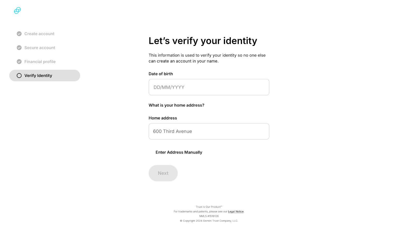 gemini-complete-kyc-verification