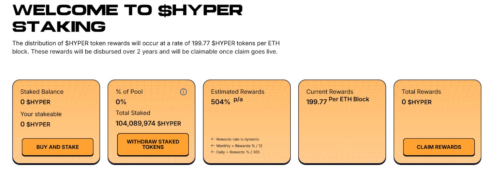 hyper-staking