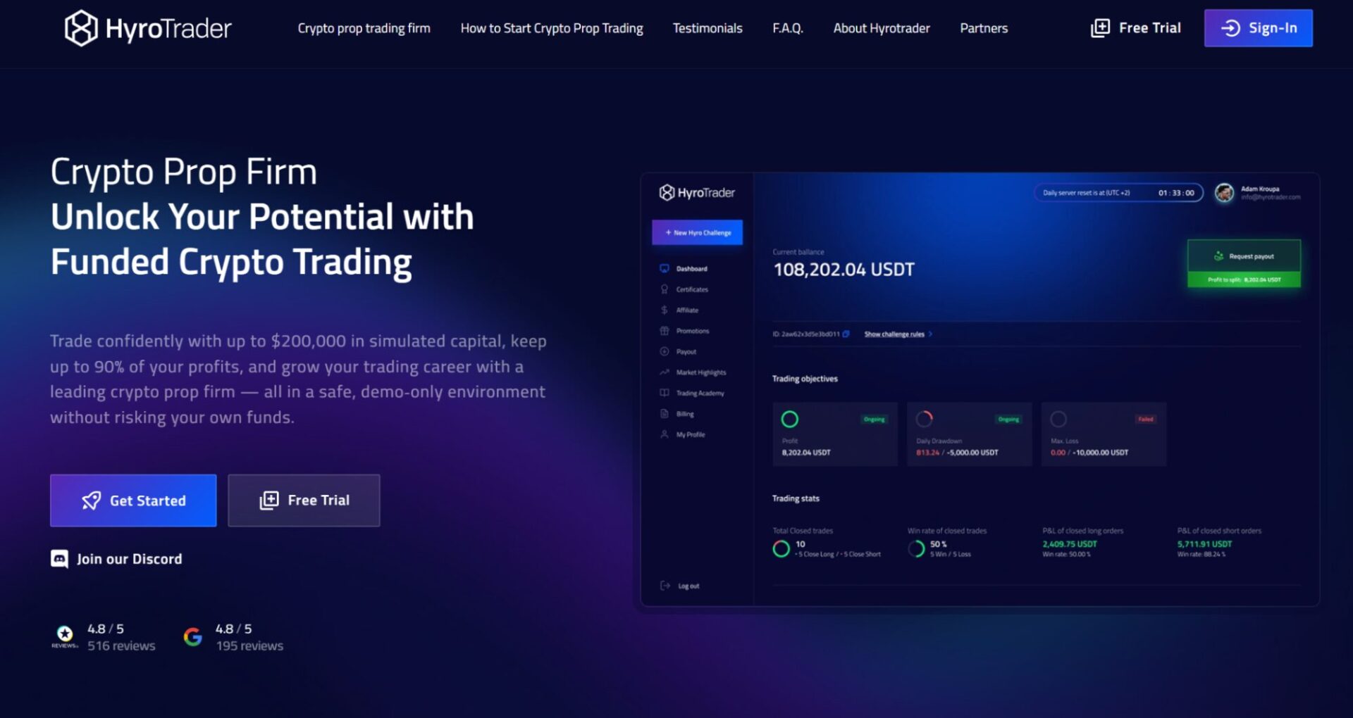 hyrotrader-homepage