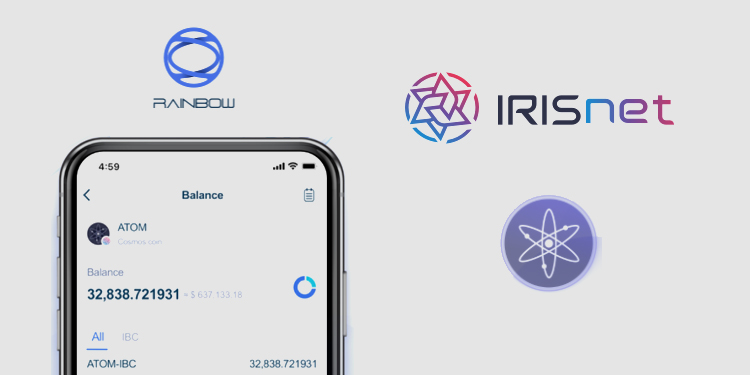 IRIS Hub's new Rainbow wallet version supports IBC cross-chain transfers