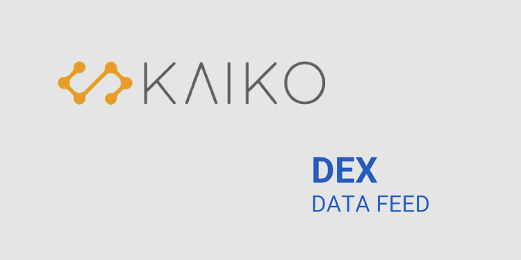 Kaiko launches decentralized exchange (DEX) trade data feed