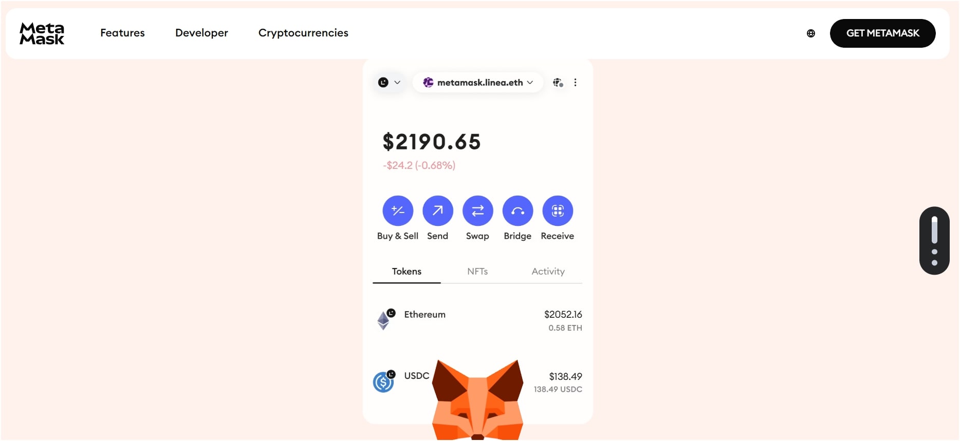 metamask-homepage