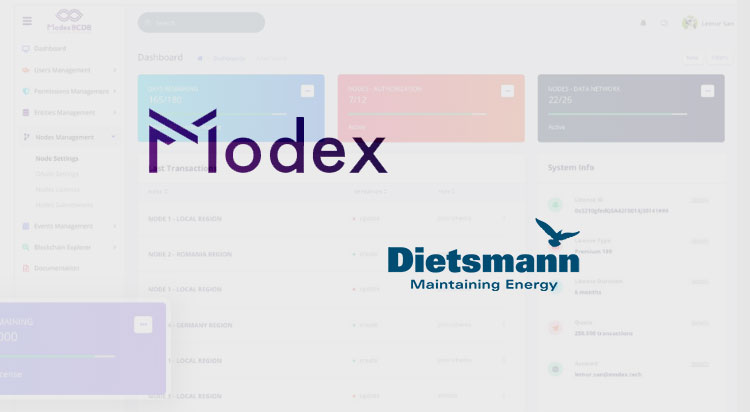Oil and gas giant Dietsmann deploys Modex Blockchain Database (BCDB) platform