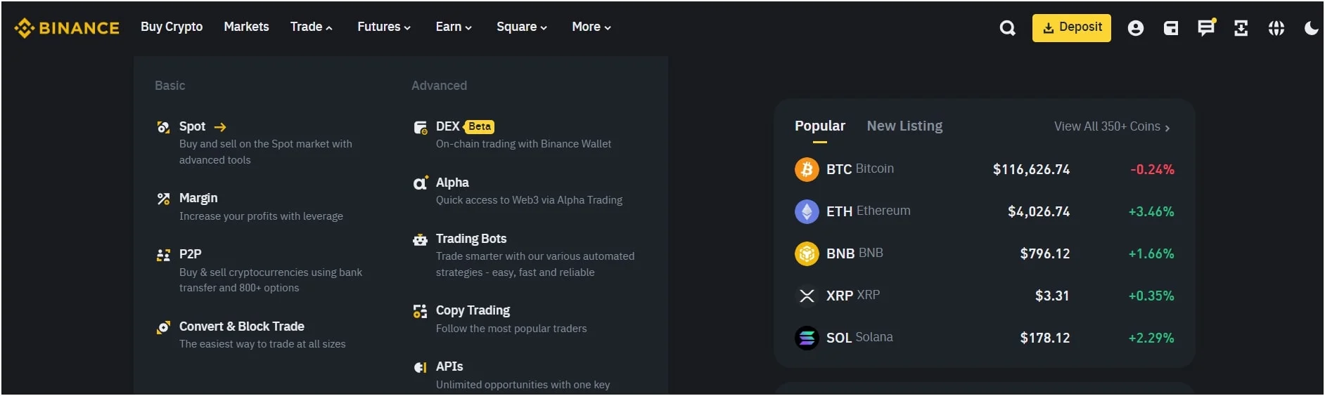open-binance-spot-trading-interface