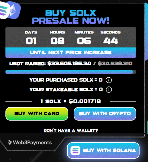 presale-of-solx