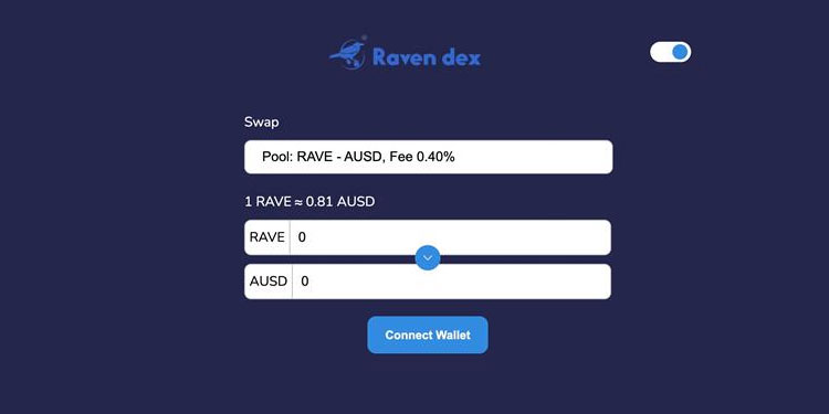 Cardano-based decentralized exchange RavenDex reveals demo