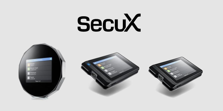 Comparing the three crypto hardware wallets (V20, W20, and W10) offered by SecuX