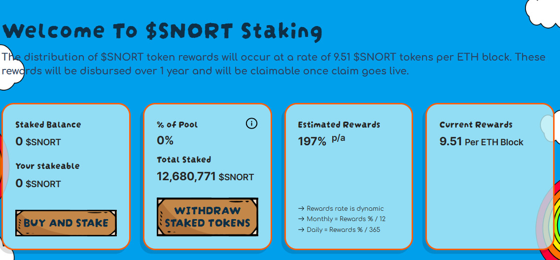 snorter-staking-programs