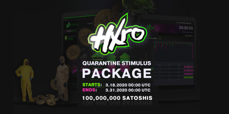 Bitcoin trading app Hxro launches “100M Satoshi Stimulus Package” competition