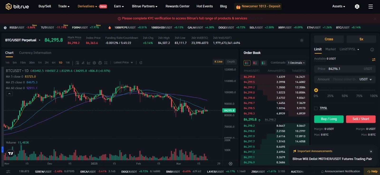trading-on-bitrue-exchange