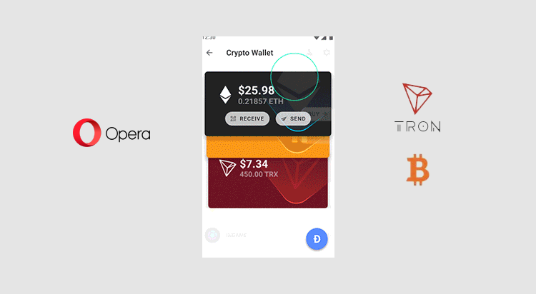TRON Bitcoin Opera Android