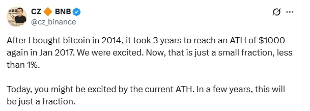 bitcoin-hits-122k-but-cz-warns-in-a-few-years-this-will-be-just-a-fraction