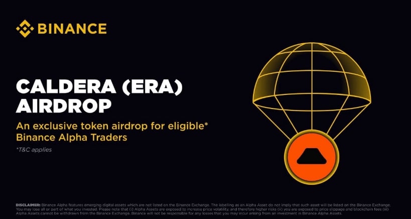 binance-unveils-caldera-era-airdrop-a-20m-token-boost-for-bnb-holders-starts-now