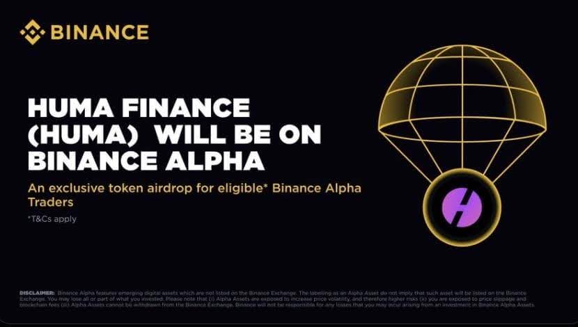 binance-launches-huma-token-farming-with-250m-rewards-ahead-of-may-26-listing