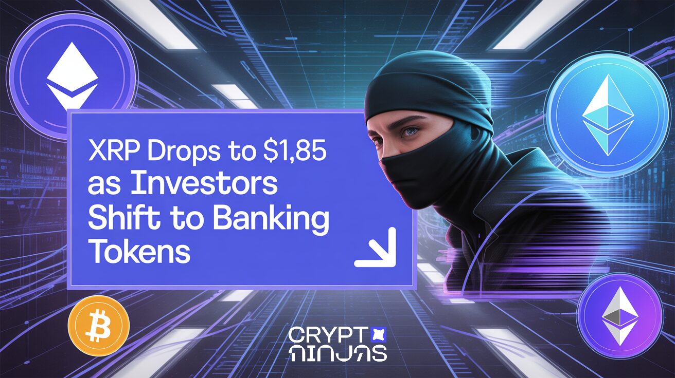 XRP Falls to .85 as Market Risk-Off Drives Interest in Banking Tokens