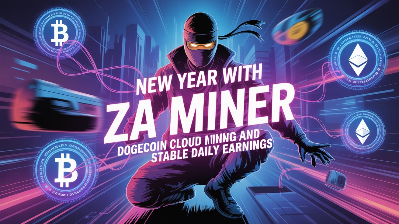 New Year with ZA Miner: Dogecoin Cloud Mining and Stable Daily Earnings 