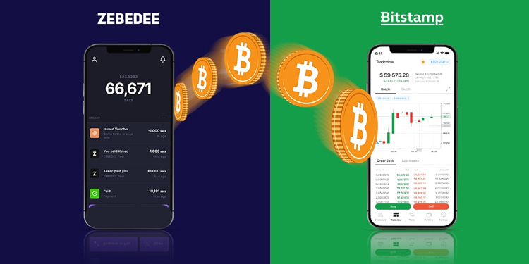 Crypto exchange Bitstamp integrates ZEBEDEE's bitcoin gaming wallet